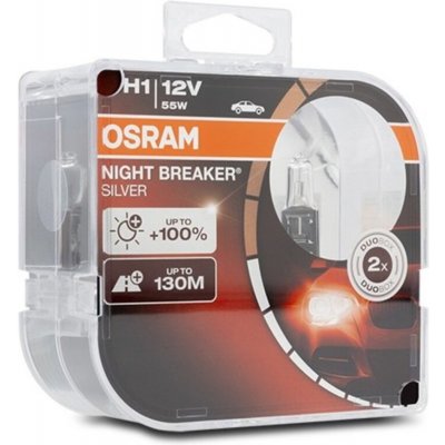 Osram H1 NIGHT BREAKER® SILVER 12V 55W P14,5s Duobox - H1 - Xenon Optik  Birnen - Lampen/LED 