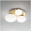 Ideal Lux | Ideal Lux - LED Stropné svietidlo NINFEA 3xGX53/9W/230V zlatá | ID293660