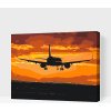 Vymalujsisam.sk Maľovanie podľa čísiel - Let pri západe slnka Veľkosť: 30x40cm, Rám: Na kartónovej doske