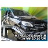 Deflektory - protiprievanové plexi Mercedes ML W166 2011 - 2019