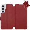 Mobiwear flip kožené knižkové na Samsung Galaxy A55 5G Tmavo červené L_DRS 5906511104921