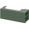 Ravak SD Lite 120 P skrinka pod umývadlo 120x45x43cm,2 zásuvky,2 bočné poličky,Grey Green X000001894