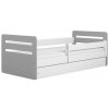 Sivo-biela detská posteľ - Tomi 160x80 cm, KK157 Tomi mix ÁNO Pena