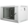 Lanberg Nástěnný rack 19' 6U 600X450mm šedý flat pack WF01-6406-10S