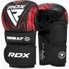 Grapplingové rukavice RDX IMMAF Approved Shooted Grappling red