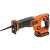 BLACK+DECKER Náradie - 18V AKU mečová píla, 1x aku 2,5 Ah Li-Ion, nabíjačka BDCR18E1-QW