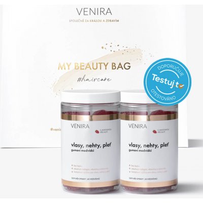 VENIRA beauty bag - 2x gumové medvedíky pre vlasy, nechty a pleť 2x gumové medvedíky pre vlasy, nechty a pleť