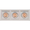 ACB E3984193B Zapustené svietidlo MOVE LED COB 3x12W, 2700K, 3480lm, CRI90, IP44/IP20, biela