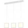 EUlight Závesné LED svietidlo Dixon, 3x LED 21w, 4000k, ch