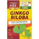 MaxiVita Premium Ginkgo biloba pre pamäť a prekrvenie končatín 30 tabliet