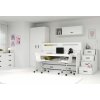 Interbeds Trojlôžková poschodová posteľ Max1 200x80cm biela