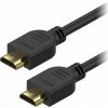 Video kábel AlzaPower Core HDMI 1.4 High Speed 4K 10m čierny (APW-CBHD14S100B)