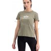 Alpha Industries New Basic T Wmn Olive dámske tričko Farba: zelená, Veľkosti dámske: S