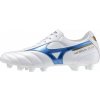 MIZUNO MORELIA II CLUB FG KOPAČKY PÁNSKÉ - Bílá, Modrá - veľkosť 10 uk