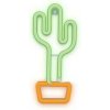 Dekoratívne LED Forever RTV100211 CACTUS neónové LED svetlo oranžová/zelená 14x2x33 cm