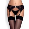Obsessive Charms Garter Belt Čierna S/M
