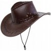 KOVBOJSKÝ KLOBÚK, HNEDÝ KOVBOJSKÝ KOVBOJ