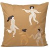 ferm Living Bavlnený vankúš Free Cushion Sugar Kelp 50x50