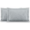 AmeliaHome Súprava obliečok na vankúš Ofélia I sivá - 2 kusy, veľkosť 50x70*2