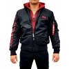 Alpha Industries zimná bunda MA-1 D-Tec SE black/red Farba: čierna, Veľkosť: S