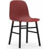 Normann Copenhagen Stolička Form Chair – červená/čierny dub