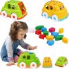 Teddies Auto vkládačka plast 24x17 cm 3 barvy v síťce