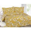 Dreamy Linens Obliečky flanelové horčicové Ľalie