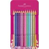 Faber - Castell Pastelky SPARKLE - plechová krabička 12 ks