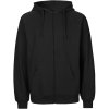 Neutral Mikina s kapucí O 63301 na zip, bio bavlna, pánská COT77633100202-black M Černá
