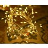 Vianočné LED mikro reťaz, teplá biela, 20m, 600 LED, 8 programov, IP65