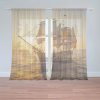 Sablio Záclony Plachetnica na pokojnom mori 2: 2ks 150x250cm
