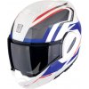SCORPION prilba EXO-TECH EVO Furio white/red/blue - XL