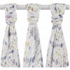 Kikko Bambusové pleny XKKO BMB Digi Blue Wildflowers MIX 70 x 70 3 ks