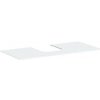 Hansgrohe Xevolos E doska 500/480 a 600/480 118,4 x 55 x 1 cm matná biela 54210700