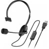 Genius HS-100U, slúchadlá s mikrofónom, ovládanie hlasitosti, čierna, 2.0, náhlavné, USB 31710027400