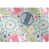 Podložka pod kolieskovú stoličku Podložka pod kolieskovú stoličku farebné kvety mwp-w0013745