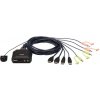 ATEN 2-port 4K HDMI KVM USB mini CS-22H