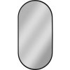Hopa Zrkadlo bez osvetlenia BRANDIS BLACK Rozmer A - 40 cm, Rozmer C - 80 cm OLNZBRA4080B
