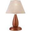 Lamkur | Stolná lampa PERA 1xE27/60W/230V hnedá/buk | LA04693