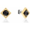 Tommy Hilfiger Moderné pozlátené náušnice Framed Stones 2780792