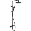 Duravit Shower Systems sprchová súprava nástenná s termostatom čierna TH4282008046