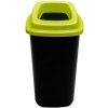 Plastový odpadkový kôš SORT BIN so zeleným vekom - 28 l