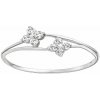 Silvego Zlatý prsteň Deidra s Brilliance Zirconia z bieleho 14kt zlata FNNNP229BRGW