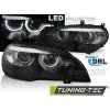 Tuning-tec LED SVETLOMETY ANGEL EYES LED DRL BLACK pasujú na BMW X5 E70 07-13 (XENON OEM)