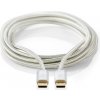 Nedis CCTB60800AL20 USB 2.0, USB-C™ Zástrčka, USB-C™ Zástrčka, 2m, stříbrný