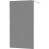 MEXEN - KIOTO Sprchová zástena WALK-IN 100x200 cm 8 mm, chróm, dymové sklo 800-100-101-01-40