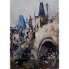 Praha - Akad. mal. Igor Navrotskyi, originálny, ručne maľovaný obraz L (do veľkosti 95x95cm) Viac farieb