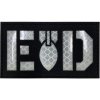 WARAGOD nášivka Reflective EOD Patch Black
