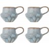 Bloomingville Svetlomodré hrnčeky v súprave z kameniny Bessie 4 x 300 ml