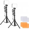 Neewer BP66 studio set dvě LED lampy + filtry + stativy